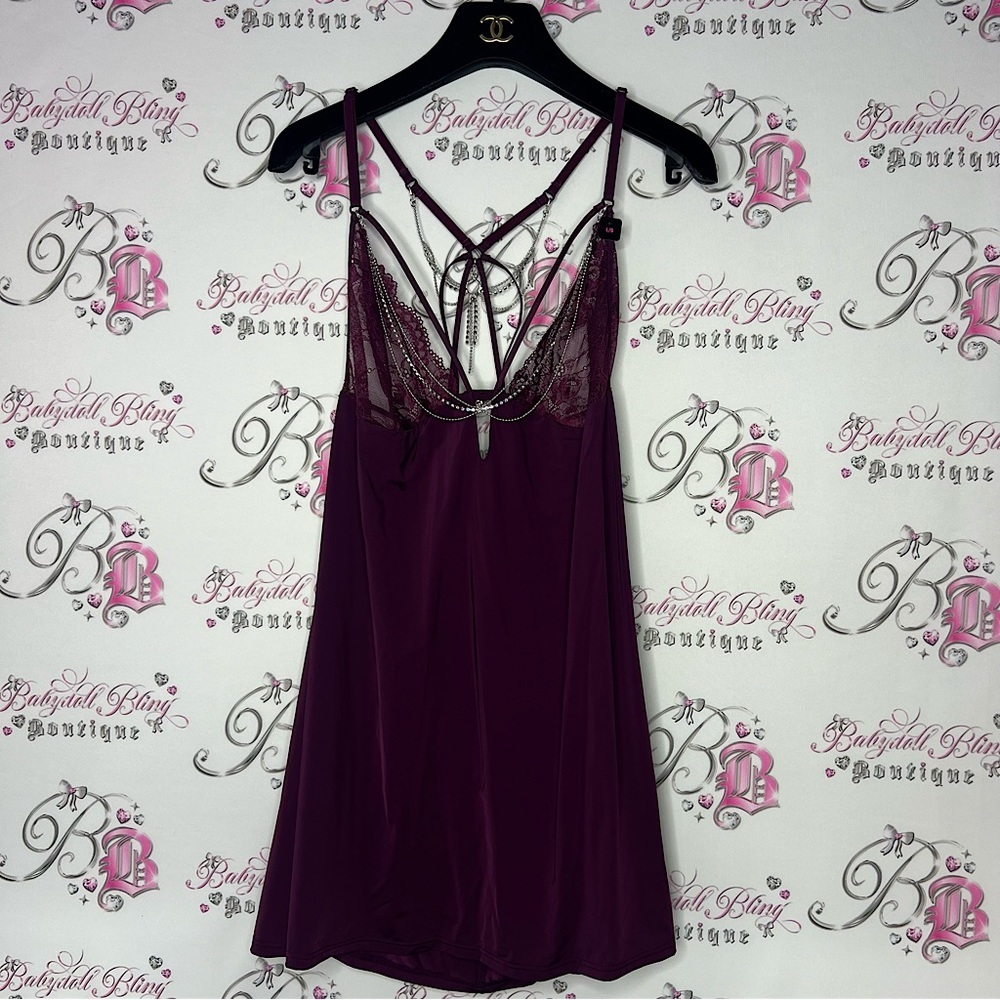 La senza dress rhinestone bling necklace style accents crystals brand new BNWT
